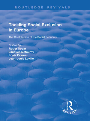 cover image of Tackling Social Exclusion in Europe